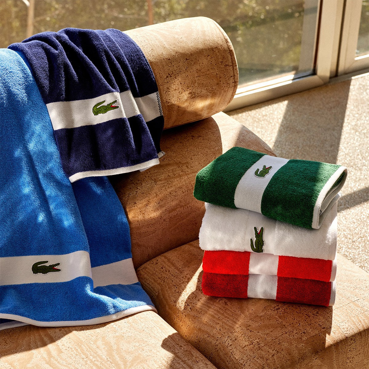 Комплект полотенец Lacoste Casual - купить в магазине Yves Delorme Russia