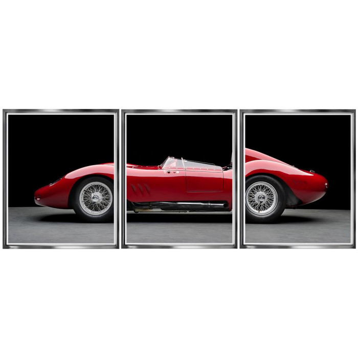 фото в раме триптих Brookpace  Maserati 250S