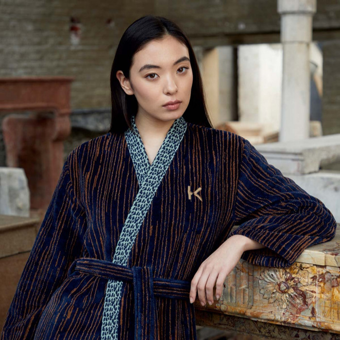 халат кимоно Kenzo Leopard - купить в магазине Yves Delorme Russia