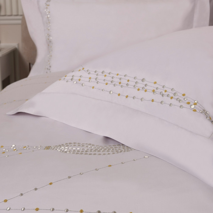 комплект постельного белья Yves Delorme Couture Gabrielle - купить в магазине Yves Delorme Russia