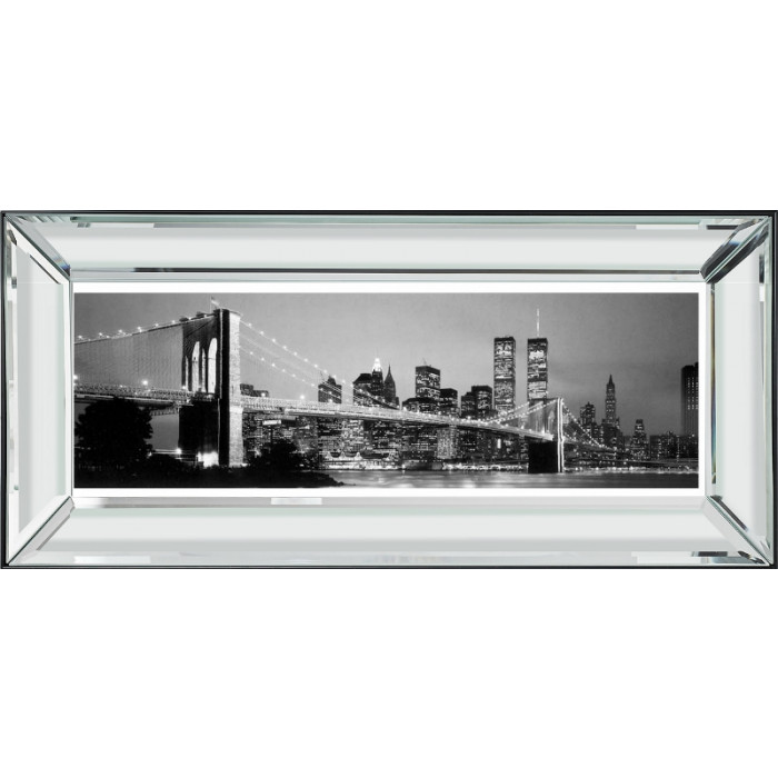 фото в раме Brookpace  New York Skyline 3 - купить в магазине Yves Delorme Russia