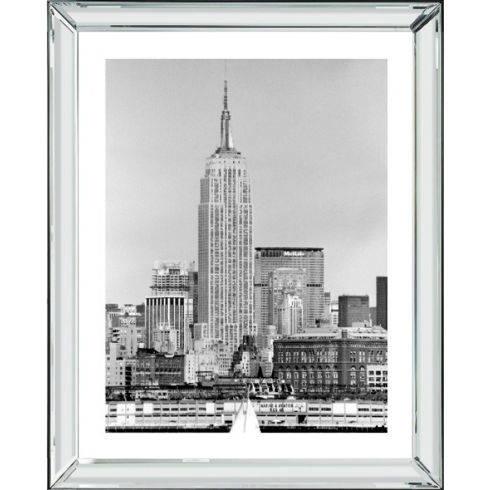 фото в раме Brookpace  New York Skyline 2 - купить в магазине Yves Delorme Russia