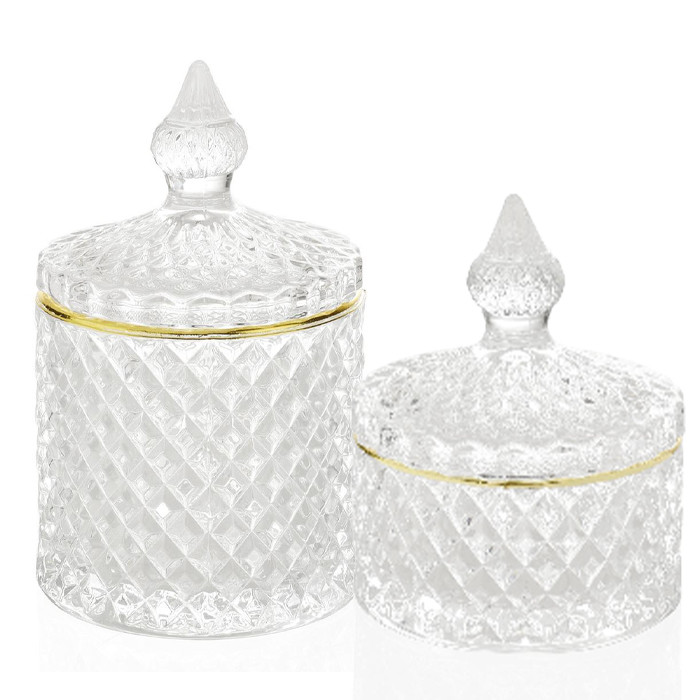 набор шкатулок Andrea Transparent - купить в магазине Yves Delorme Russia