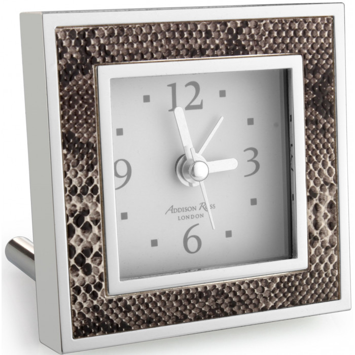 часы будильник Addison Ross Snake Silver - купить в магазине Yves Delorme Russia