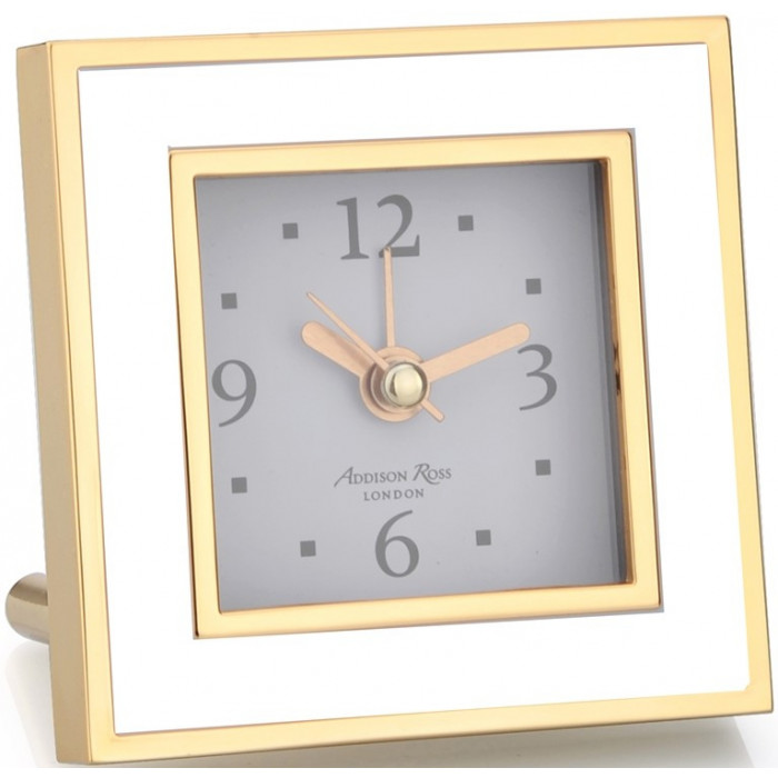 часы будильник Addison Ross White Gold - купить в магазине Yves Delorme Russia