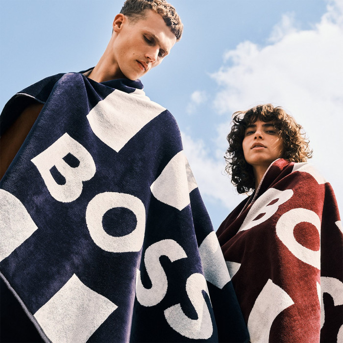 полотенце пляжное Hugo Boss Bath - купить в магазине Yves Delorme Russia