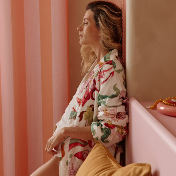 халат кимоно Desforges Paris Amalfia - купить в магазине Yves Delorme Russia