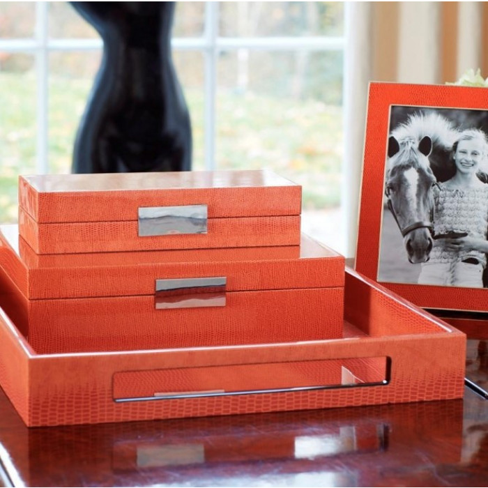 шкатулка Addison Ross Orange Crock Silver - купить в магазине Yves Delorme Russia