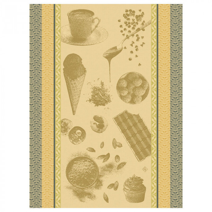 полотенце кухонное Jacquard Francais Chocolats Recettes - купить в магазине Yves Delorme Russia