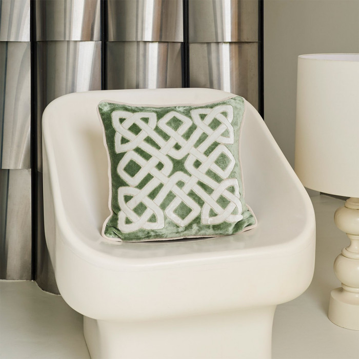 подушка декоративная Yves Delorme Переплетение (Entrela) - купить в магазине Yves Delorme Russia