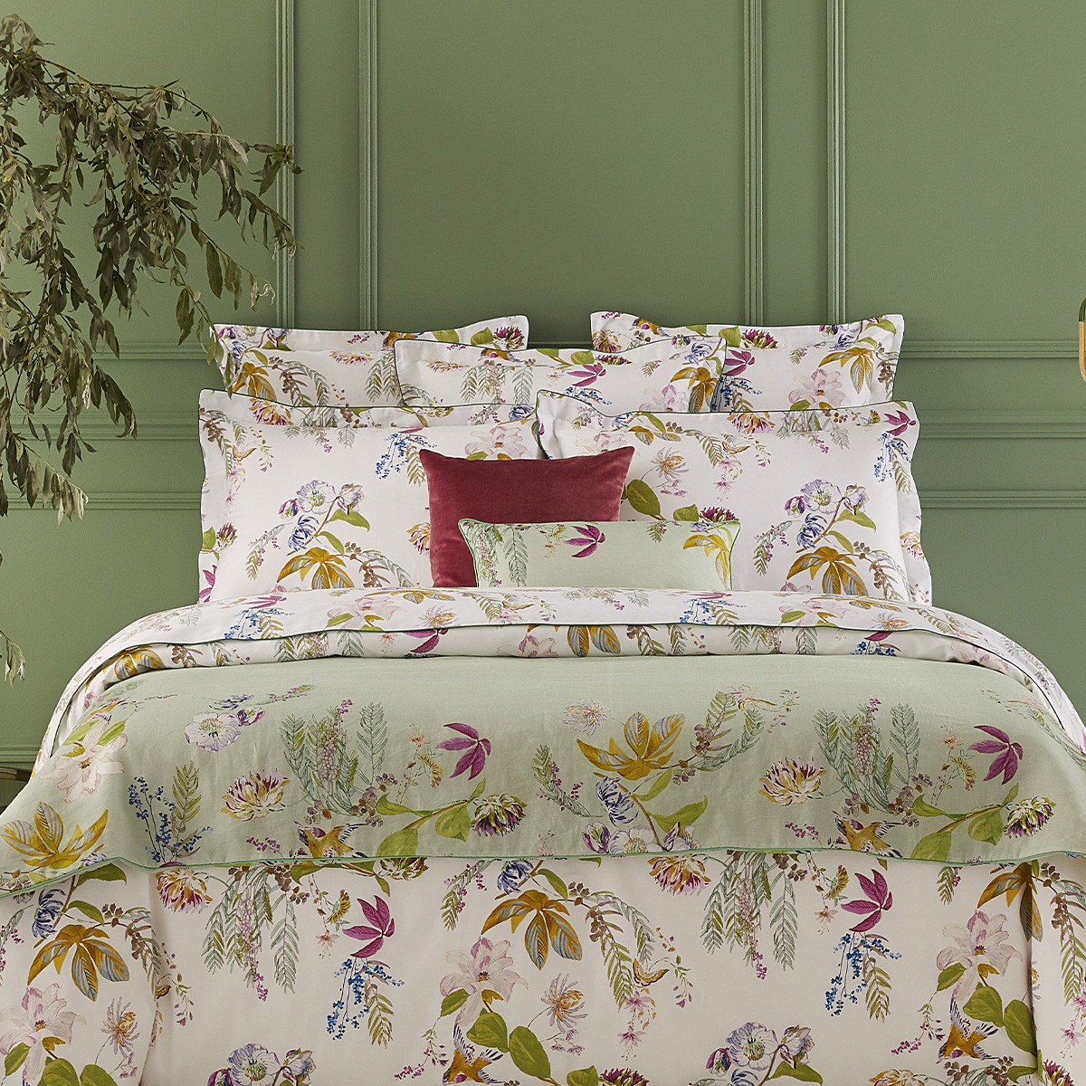 комплект постельного белья Yves Delorme Flores - купить в магазине Yves Delorme Russia