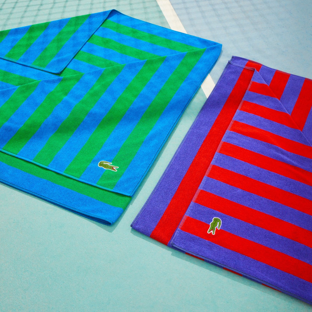 полотенце пляжное Lacoste Mixcolor - купить в магазине Yves Delorme Russia